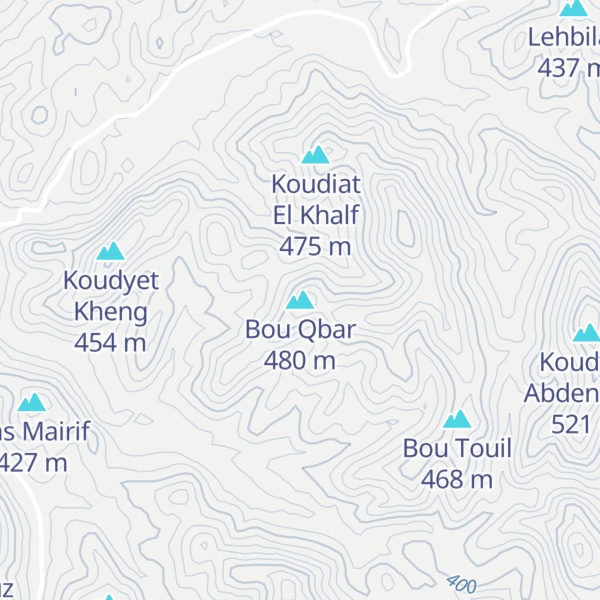 Map of Bou Qbar
