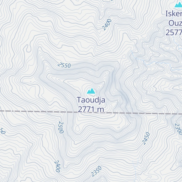 Map of Taoudja