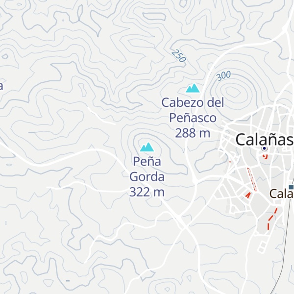 Map of Peña Gorda