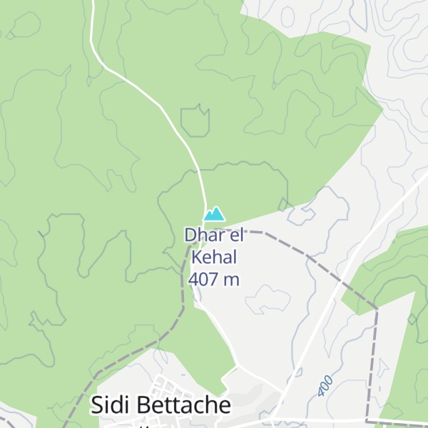 Map of Dhar el Kehal