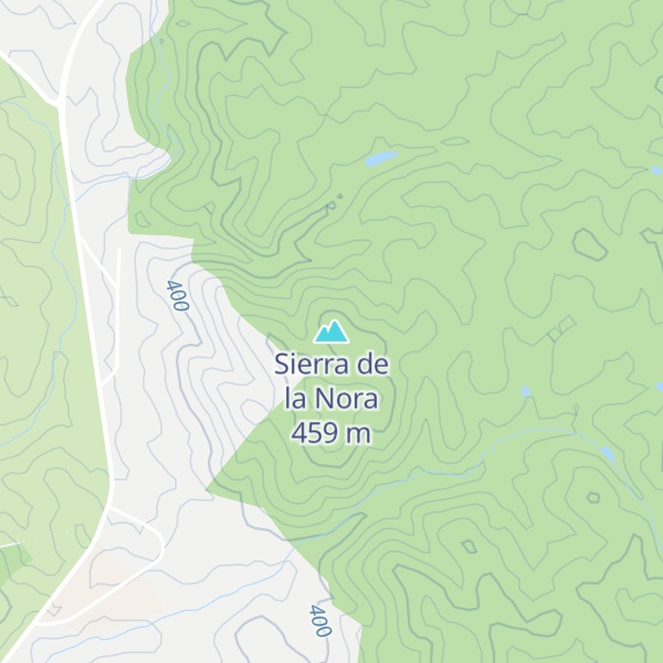 Map of Sierra de la Nora