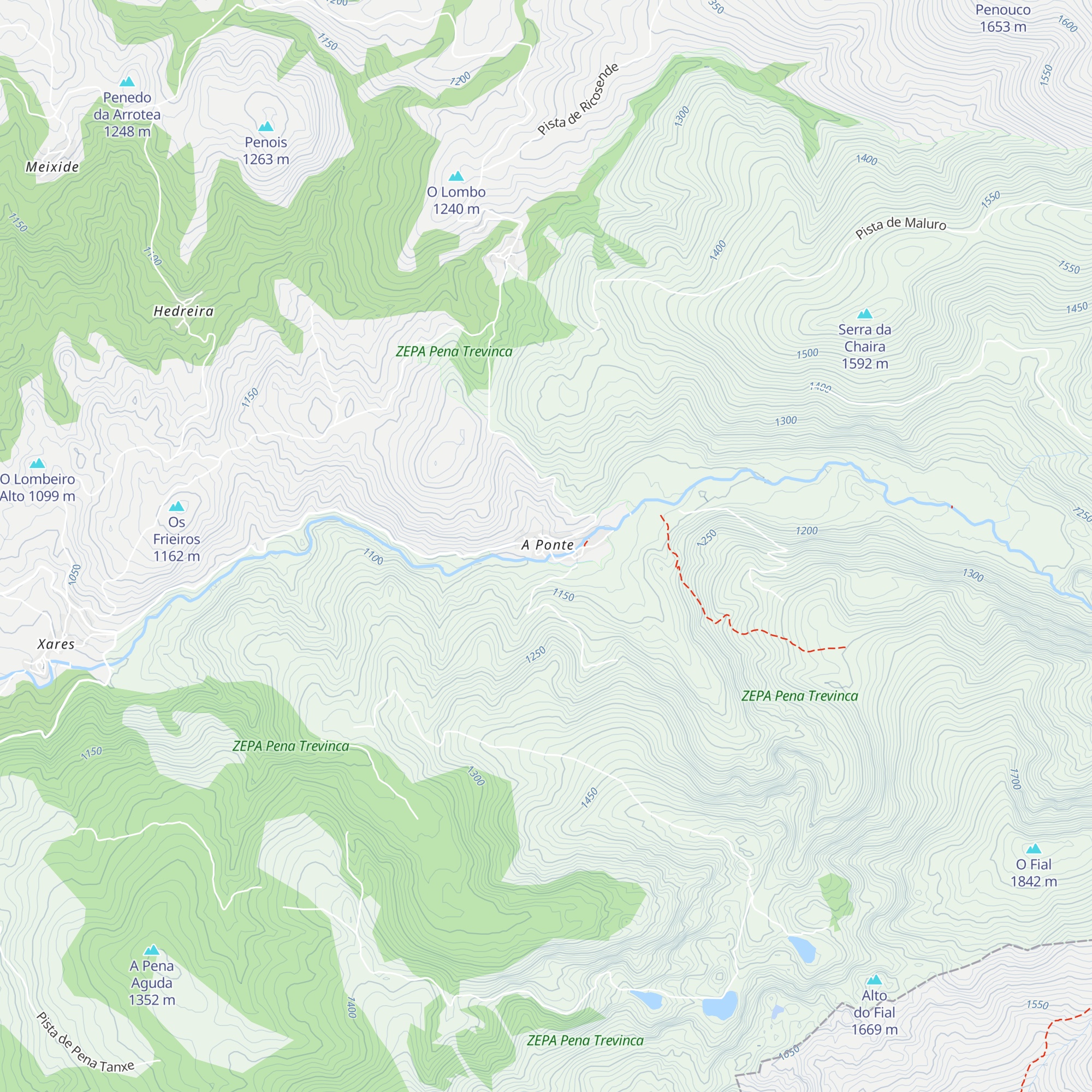 Refuxio Roxelio Pereira Muíños map