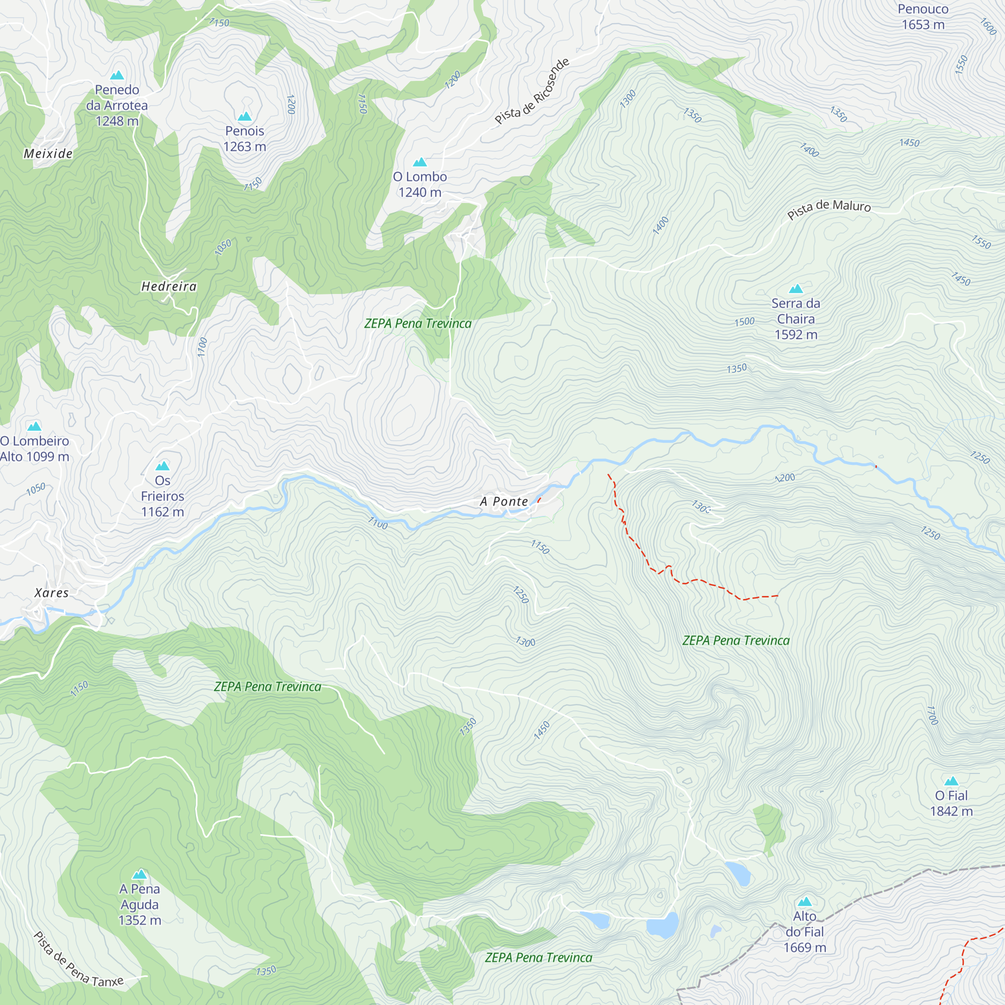 Refuxio Roxelio Pereira Muíños map