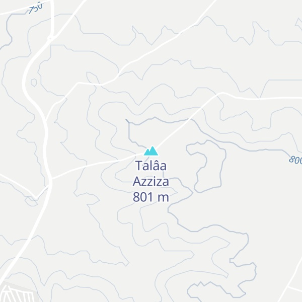 Map of Talâa Azziza