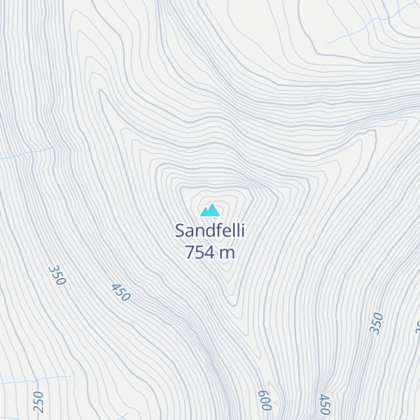 Map of Sandfelli