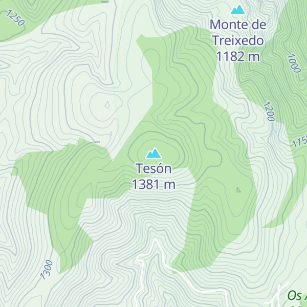 Map of Tesón