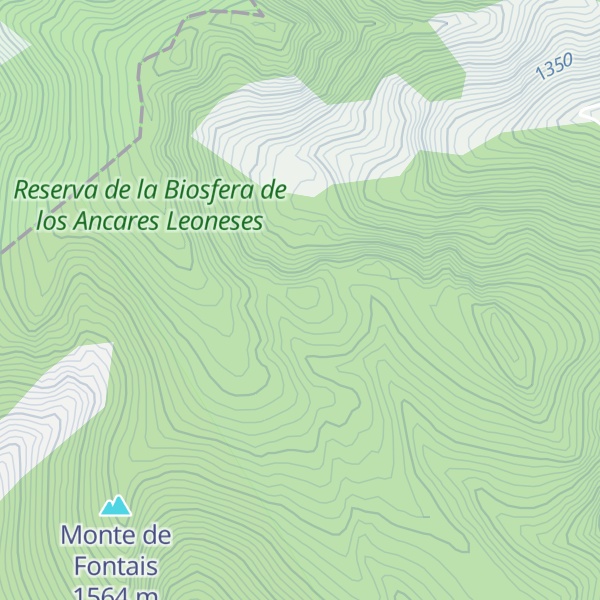 Map of Pena Cebral