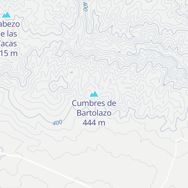 Map of Cumbres de Bartolazo