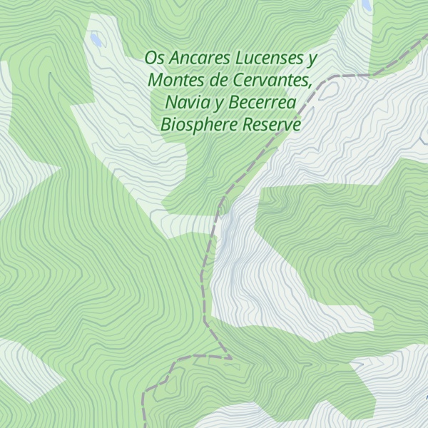 Map of Penarrubia