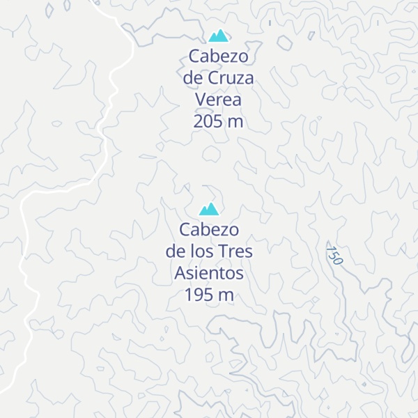 Map of Cabezo de los Tres Asientos