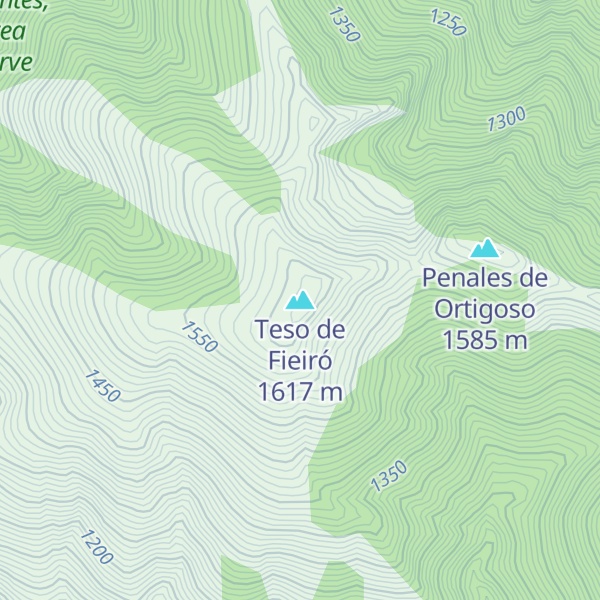 Map of Teso de Fieiró