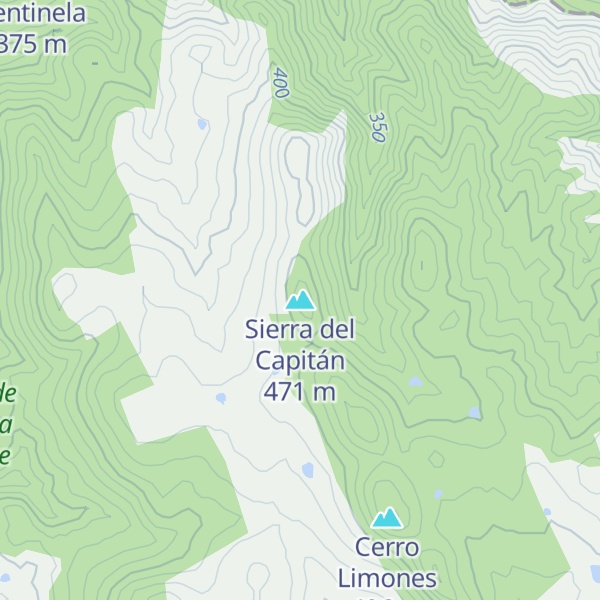 Map of Sierra del Capitán