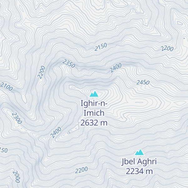 Map of Ighir-n-Imich