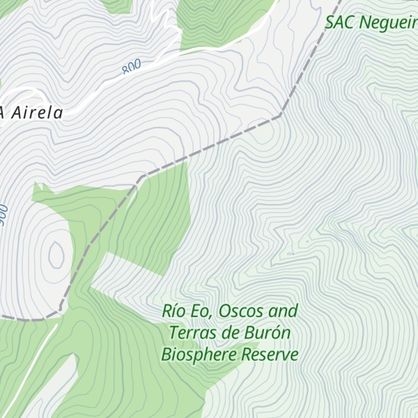 Map of Pena Monchada