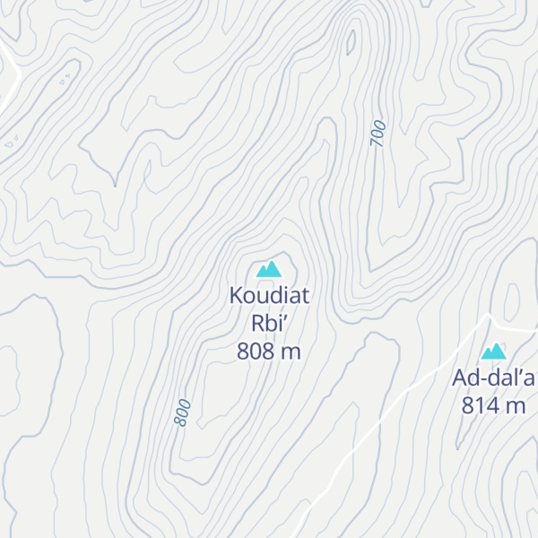 Map of Koudiat Rbi’