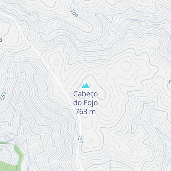Map of Cabeço do Fojo