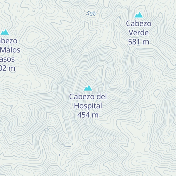 Map of Cabezo del Hospital