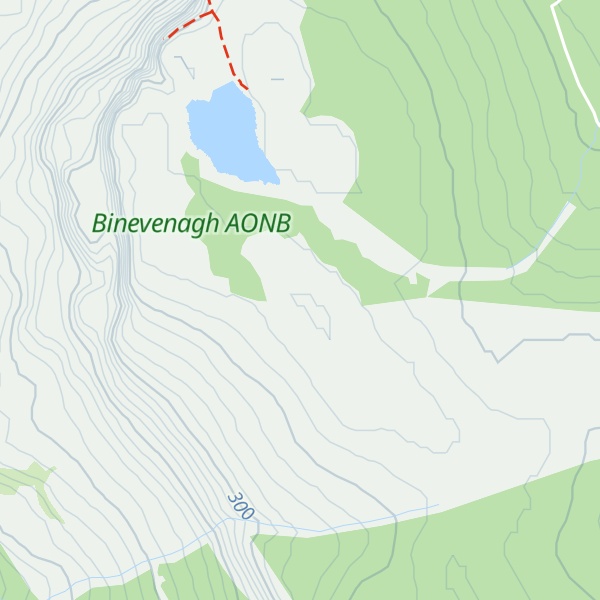 Map of Binevenagh