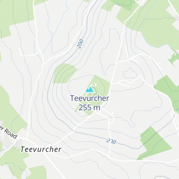Map of Teevurcher