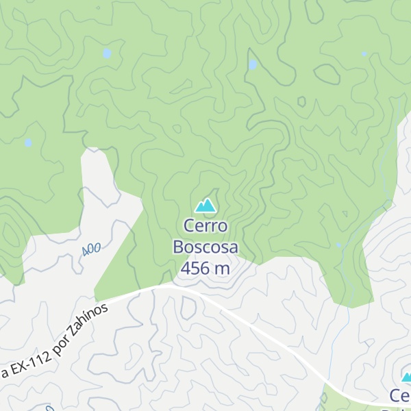 Map of Cerro Boscosa