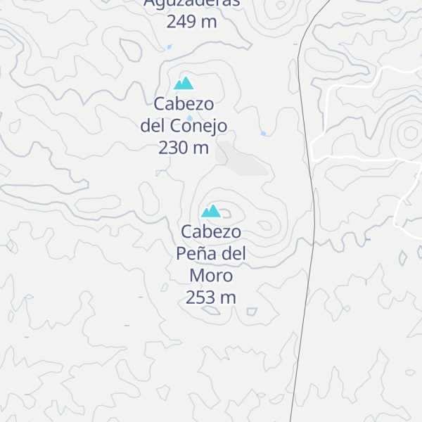 Map of Cabezo Peña del Moro