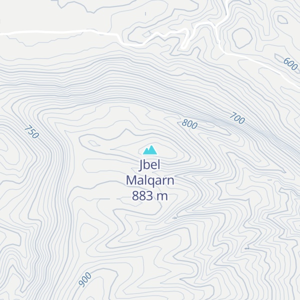 Map of Jbel Malqarn