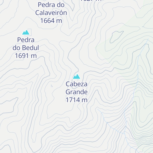 Map of Cabeza Grande