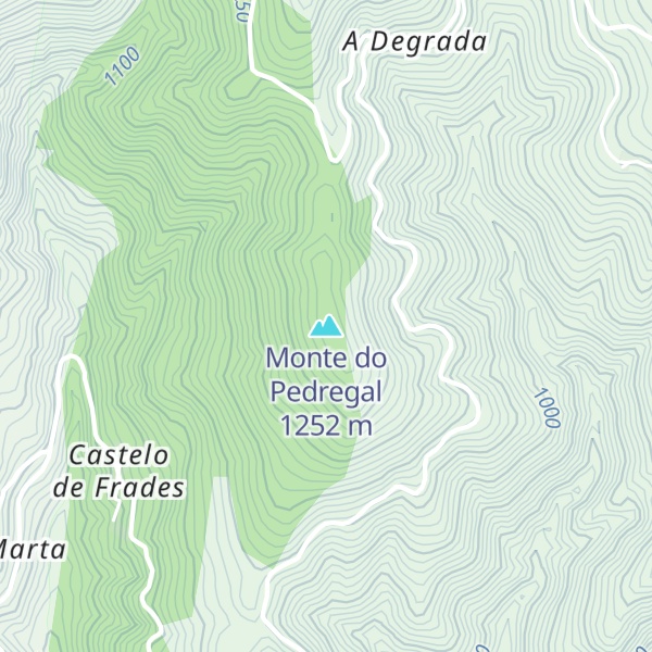 Map of Monte do Pedregal