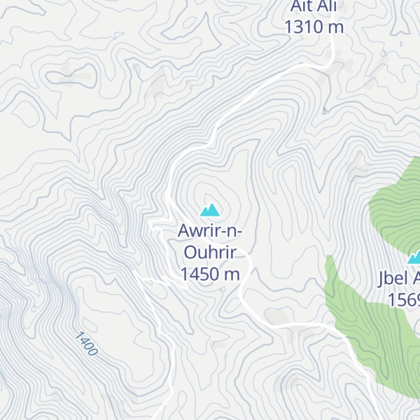 Map of Awrir-n-Ouhrir