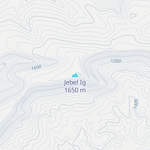 Map of Jebel Ig