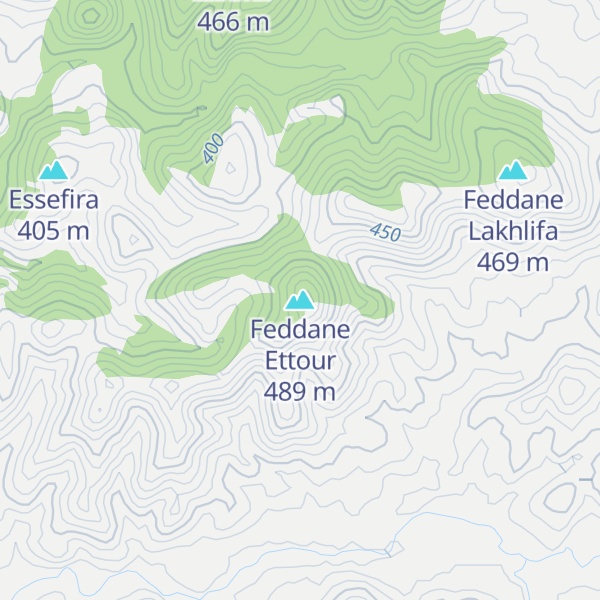 Map of Feddane Ettour