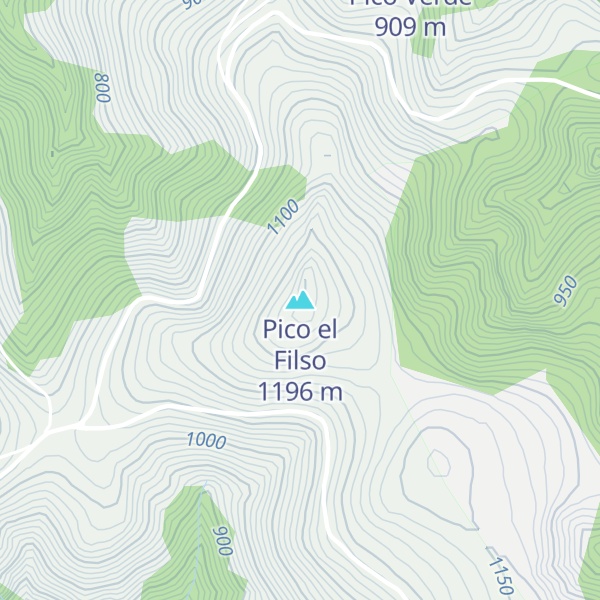 Map of Pico el Filso