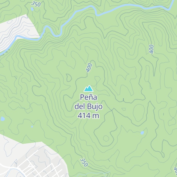 Map of Peña del Bujo