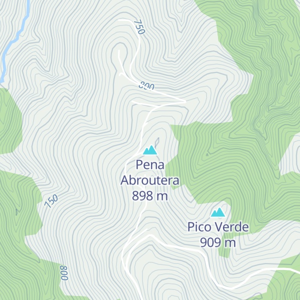 Map of Pena Abroutera