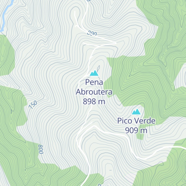 Map of Penedos Corvos