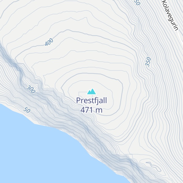 Map of Prestfjall