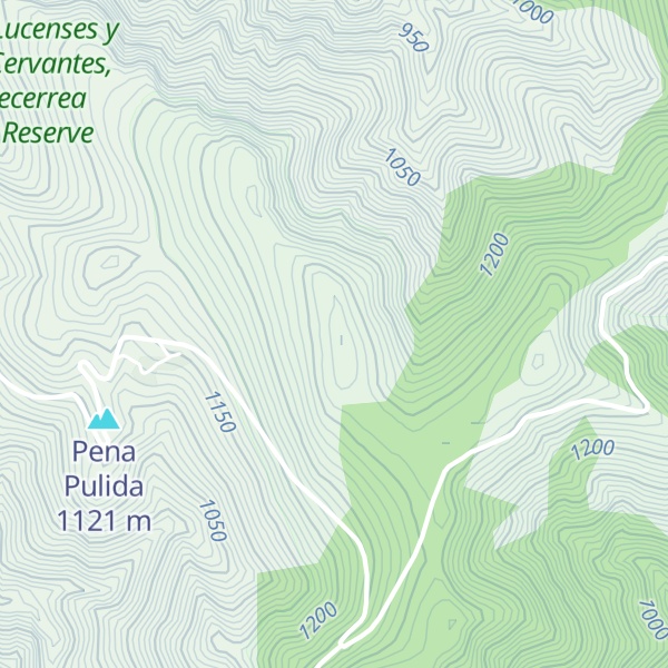 Map of Penas do Lobo