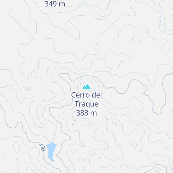 Map of Cerro del Traque
