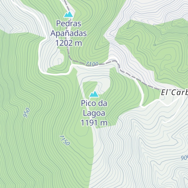 Map of Pico da Lagoa