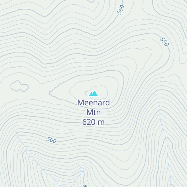 Map of Meenard Mtn