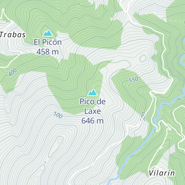 Map of Pico de Laxe