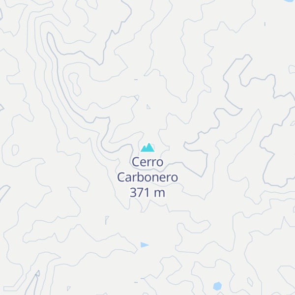 Map of Cerro Carbonero