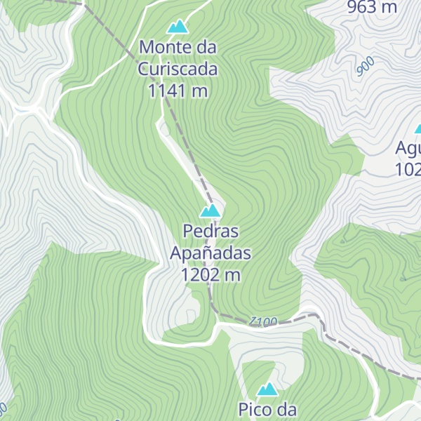 Map of Pedras Apañadas