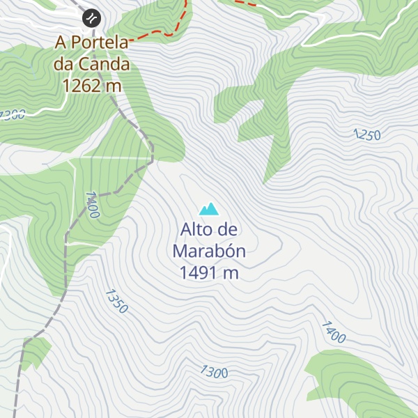 Map of Alto de Marabón
