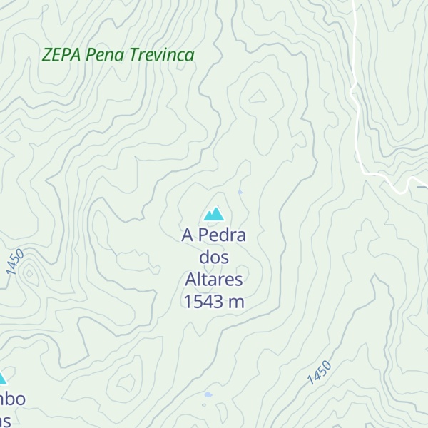 Map of A Pedra dos Altares