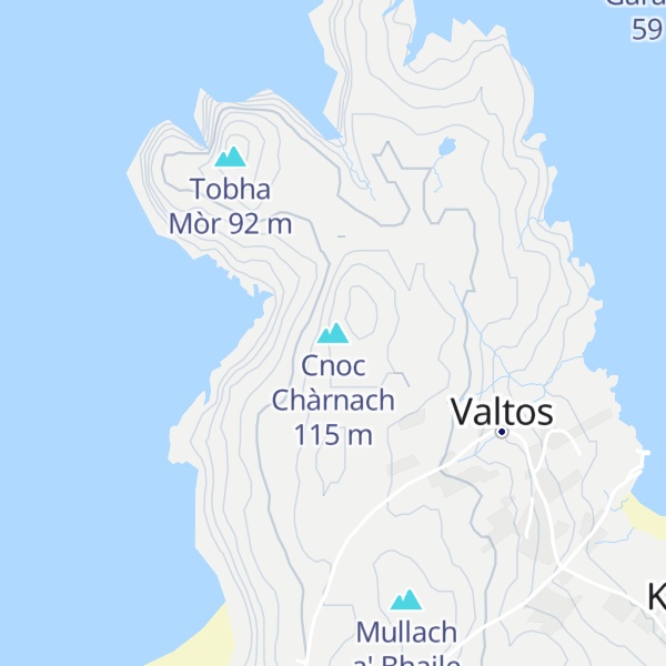 Map of Cnoc Chàrnach