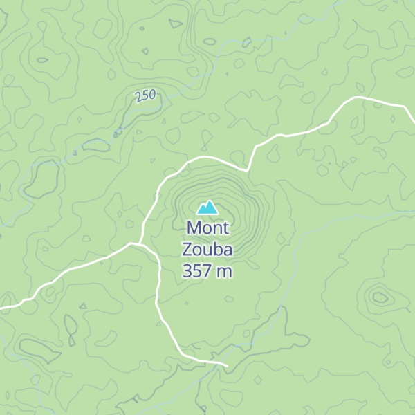 Map of Mont Zouba