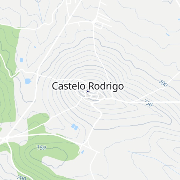 Map of Castelo Rodrigo