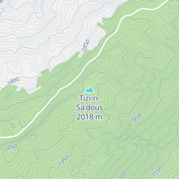 Map of Tizi-n-Sa’dous