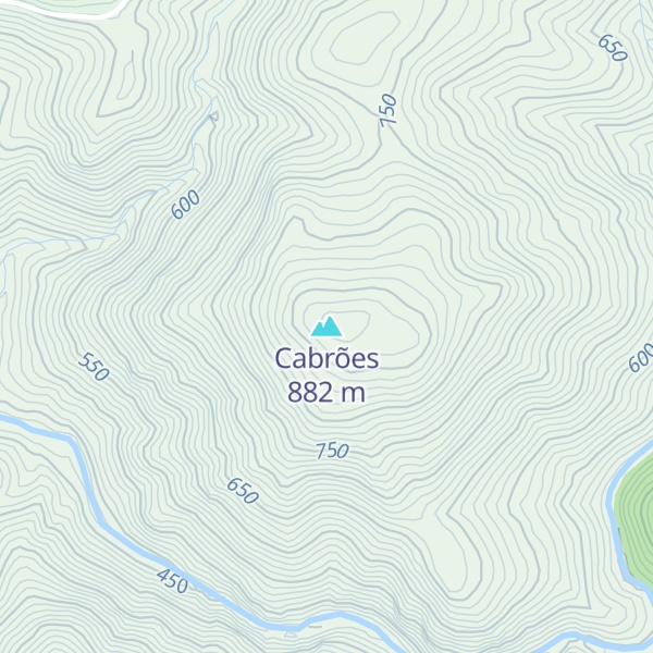 Map of Cabrões